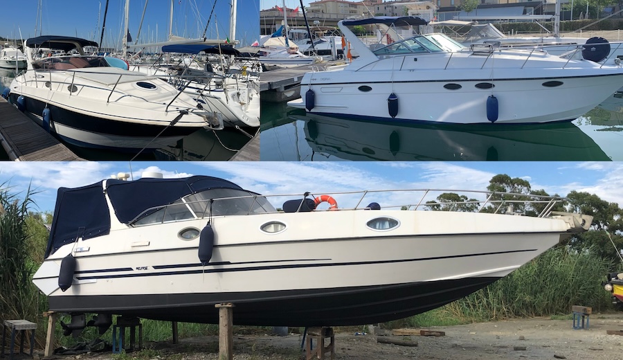 barche usate tre natanti